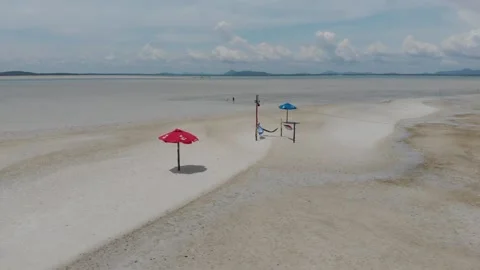 Beach Umbrellas Stock Footage 171193798