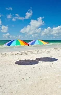 Beach Umbrellas Stock Photos
