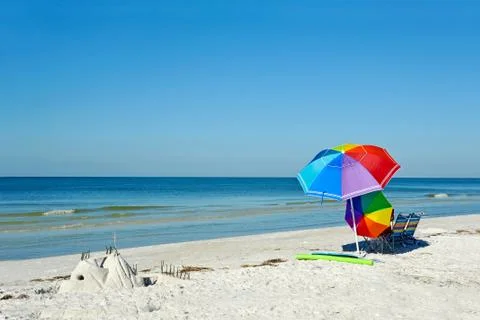 Beach Umbrellas Stock Photos
