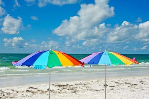 Beach Umbrellas Stock Photos