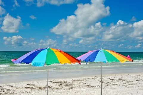 Beach Umbrellas Stock Photos