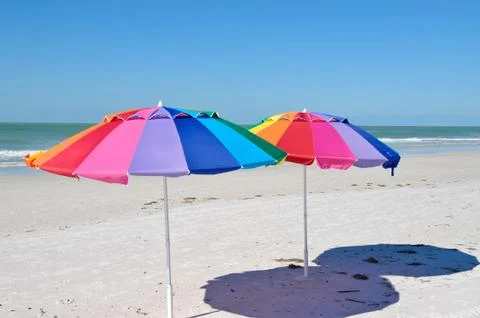 Beach Umbrellas Stock Photos