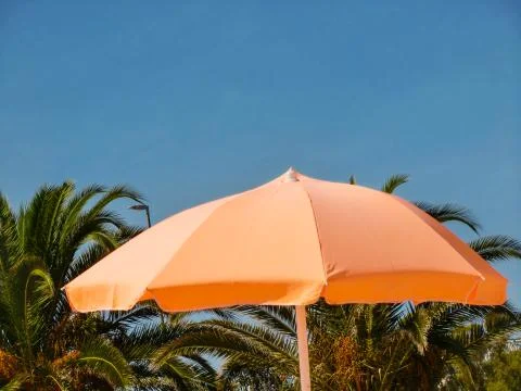 BEACH UMBRELLAS Stock Photos