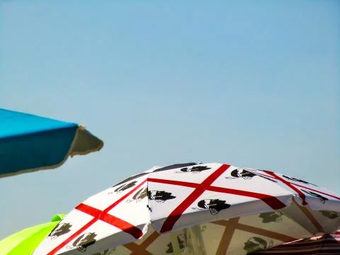 BEACH UMBRELLAS Stock Photos