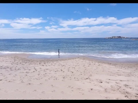 Beach in Uruguay Stock Footage