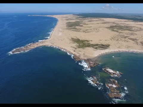 Beach in Uruguay Stock Footage