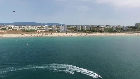 Beach vacation location Stock Footage 81215603