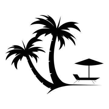 Beach vector element design Stock Illustration