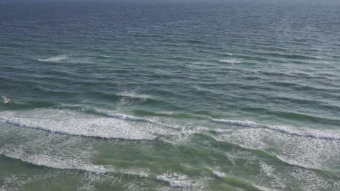 Beach View, High Angle, Slow-Mo Video stock 80437246