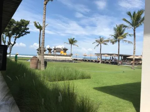 Beach View Hotel Stock Photos