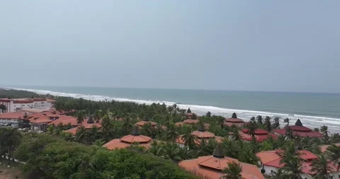 Beach view from LA, Accra Stock Footage 296225257