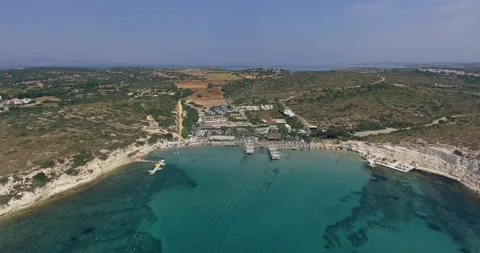 Beach view in open waters Stock Footage 219612869