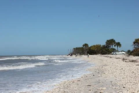 Beach View 库存照片