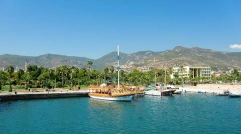 Beach view Stock Photos