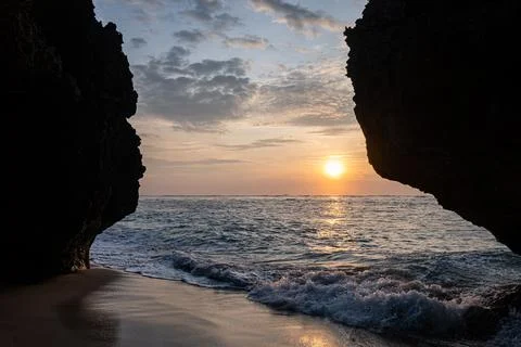 Beach view Stock Photos