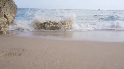 Beach view in Portugal Stock Footage 143088904