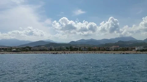 Beach view in Sicily Stock Footage 265084598