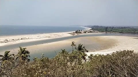 Beach view tropical ocean Video stock 238757398