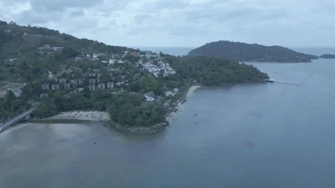 Beach views 360 Phi Phi Islands Stock Footage 294989529