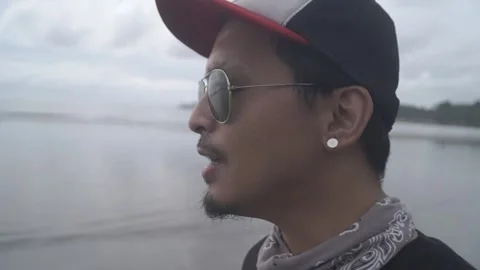 By The Beach Vlog Stock Footage 243095783