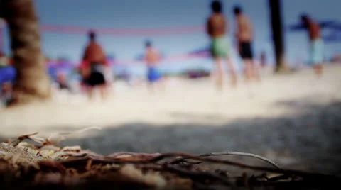 Beach volley 2 Stock Footage 25299475