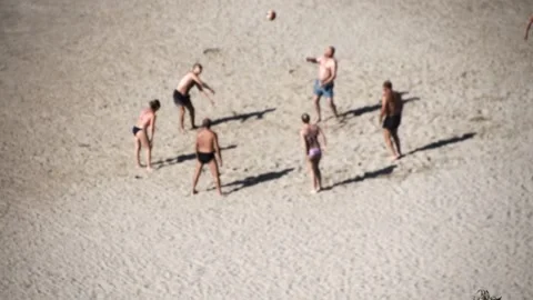 Beach volley Stock Footage 139681563