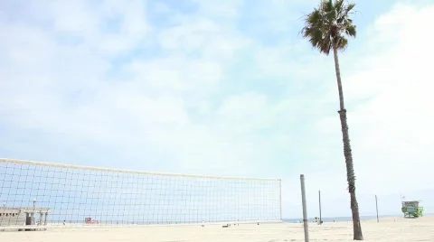 Beach Volleyball 3 Stock Footage 738317