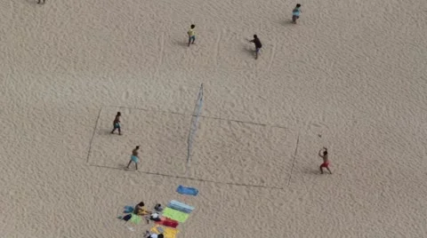 Beach Volleyball Stock Footage 41243860