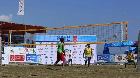 Beach volleyball Stock Footage 41314622