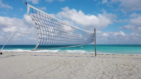 Beach volleyball Video stock 129646604