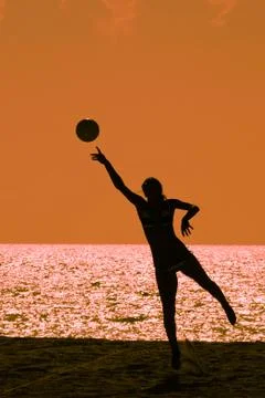 Beach volleyball Stock Photos