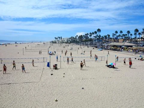 Beach Volleyball Stock Photos