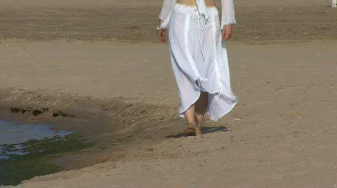 Beach Walk 02 스톡 동영상 306785