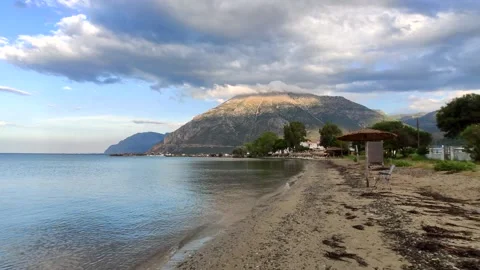 Beach walk 4k Stock Footage 137601984