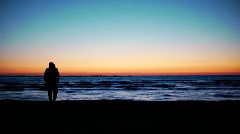 Beach Walk Stock Footage 21777889