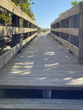 Beach Walkway. Stock Photos