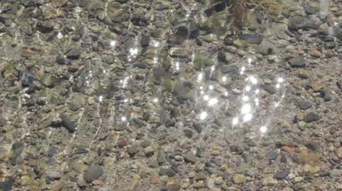 Beach Water over Rocks Vídeo Stock 11885799