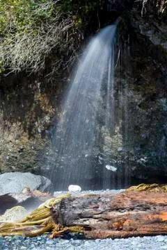 Beach waterfall Stock Photos