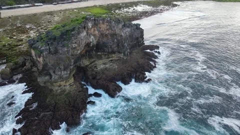 Beach Watu Karung Stock Footage 260418198