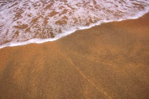 Beach Wave with Diagonal Element Stock Photos