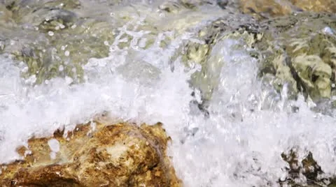 Beach wave Stock Footage 8922221