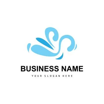 Beach Wave Logo, Water Wave Vector, Water Abstract Design, Illustration Tem.. Illustrazione stock