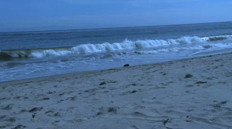 Beach, Waves 02 Stock Footage 756308
