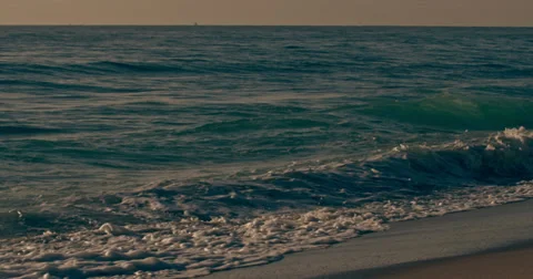 Beach Waves 2 Stock Footage 35800117