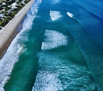 Beach Waves 3 스톡 사진