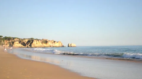 Beach Waves 4 Stock Footage 27934476