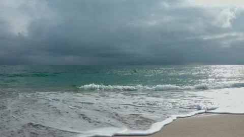 Beach Waves Boynton Beach Stock Footage 257381955