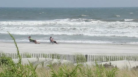 Beach Waves Crashing Timelapse Stock Footage 64637148