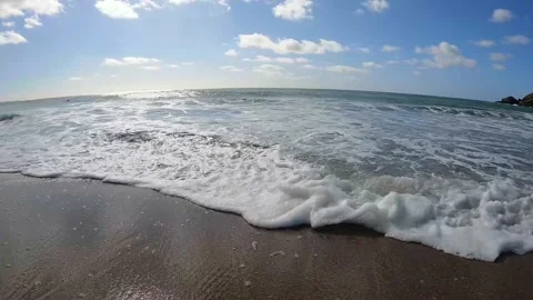 Beach Waves England Stock-Footage 162117656