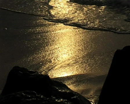 Beach waves Stock Footage 681274